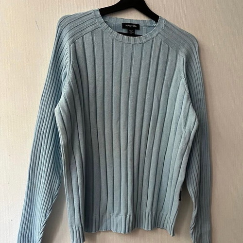 Nautica sweater used, turquoise, size M