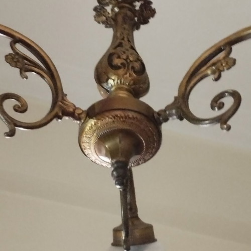 Vintage Brass Chandelier 3-light | Genuine Brass | Custom Order