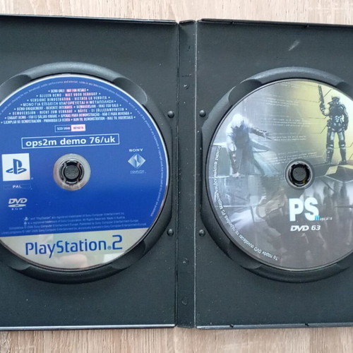Demo Playstation 2 used, 2 DVDs included