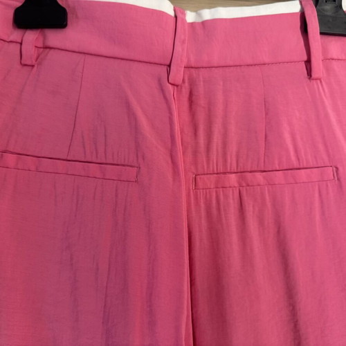 Stradivarius fuchsia wide leg trousers, size S