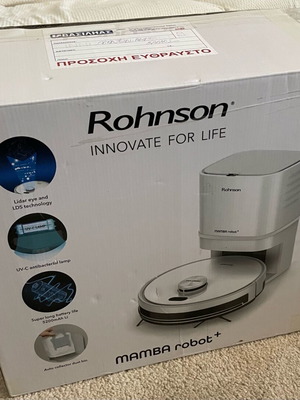 Σκούπα Ρομπότ Rohnson Mamba RM-02 σαν καινούργιο με Wi-Fi και χαρτογράφηση