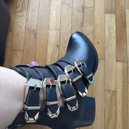 Vera Blum black ankle boots size 38 new, stylish and lightweight