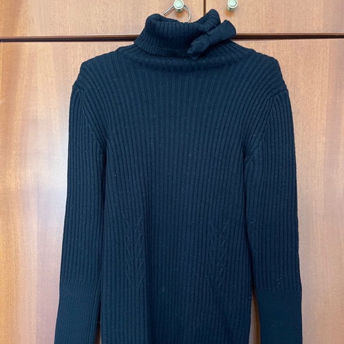Naf Naf women's turtleneck sweater used, black, size M