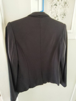 Promod black fitted jacket used, size S