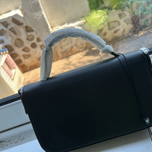 Emporio Armani handbag new, black and gold