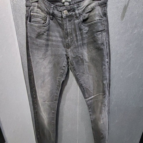 Up2Fashion black jeans with rhinestones like new, size small