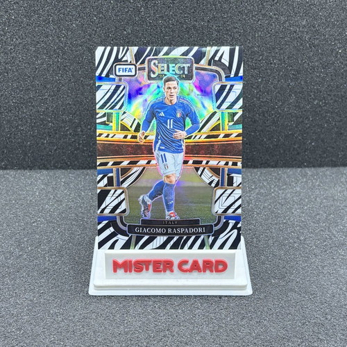 2023-24 Panini Select FIFA Giacomo Raspadori zebra #89 card