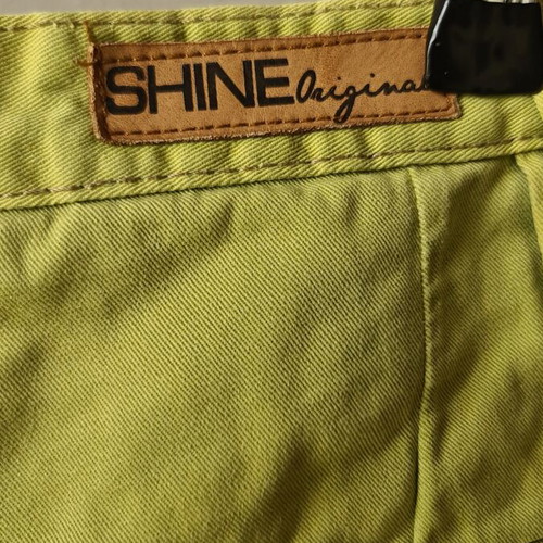Shine men's shorts like new size S green yellow