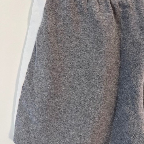 Asos sports shorts cotton, like new, grey and white, size L