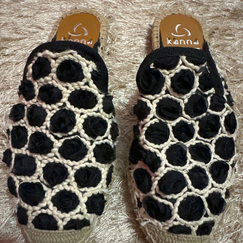 Kanna mule espadrilles new, size 36