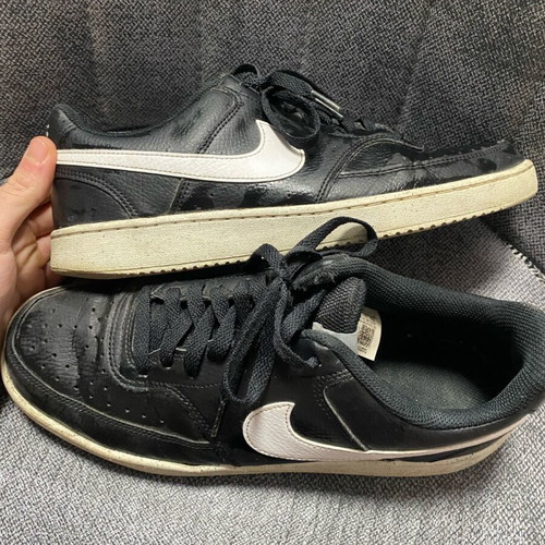Nike black sneakers used, size 43