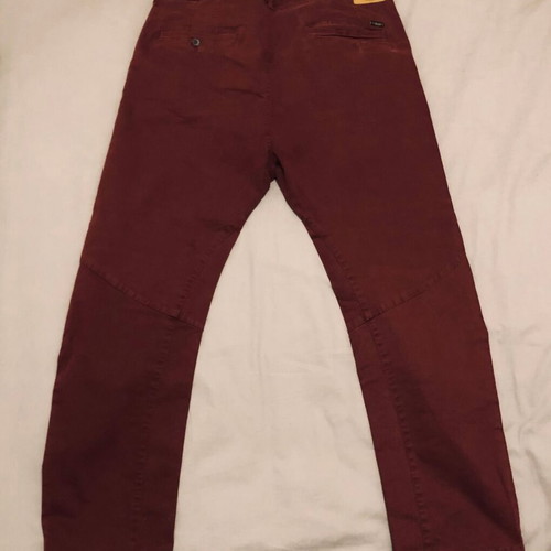 Jeans Forex used, size 38, burgundy color