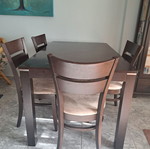 Dining set with 4 chairs used