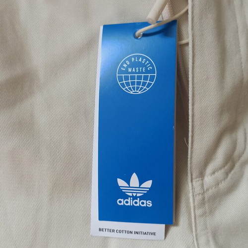 Adidas men's pants medium white new