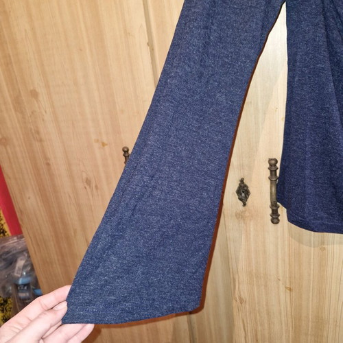 Noobass blouse long-sleeve with turtleneck and bell sleeve, like new, size M