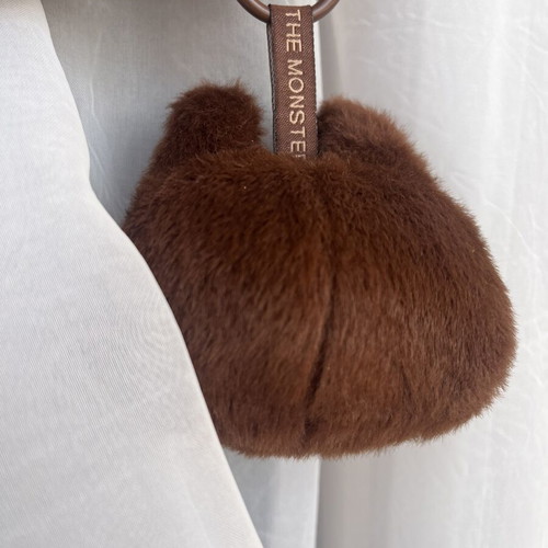 Labubu keychain The Monster, brown, new