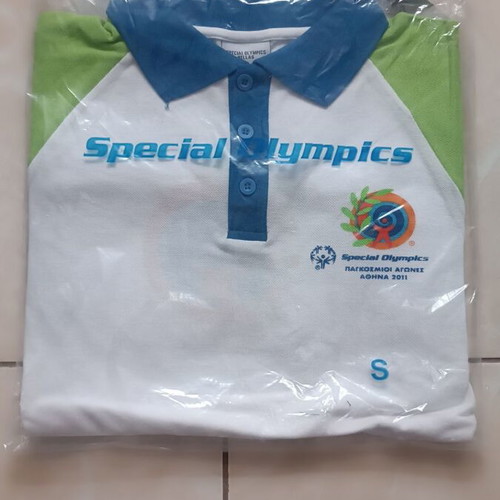 Special Olympics Athens 2011 volunteer shirt and jacket new with pouch