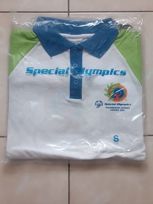 Special Olympics Athens 2011 volunteer shirt and jacket new with pouch