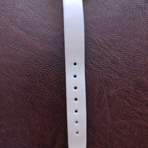 Women's watch white with gold dial and crystals like new