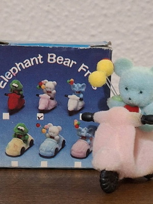 Vintage 90s plush bear miniature used with box