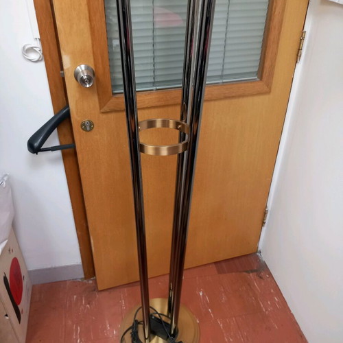Metal floor lamp like new, height 1.78 m, width 36 cm