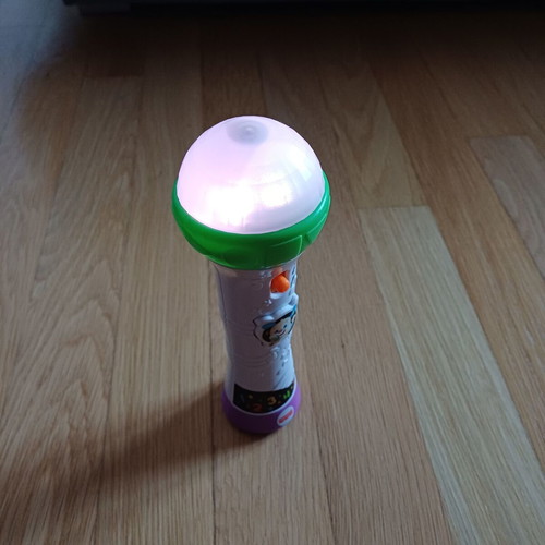Fisher Price Laugh & Learn microphone used with songs and lights