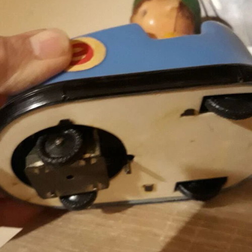 Wind-up Bumper Car collectible 60s like new, Greek rare