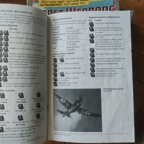 Secret Weapons of the Luftwaffe Big Box used, PC simulation