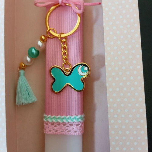 Easter candle with keychain new