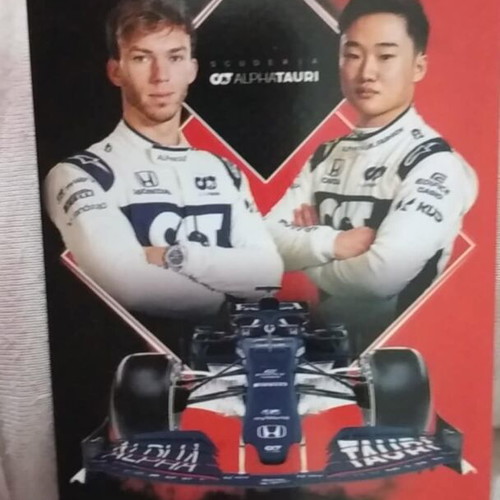 Turbo Attax F1 2021 cards Scuderia AlphaTauri and Sebastian Vettel new, 6 pieces