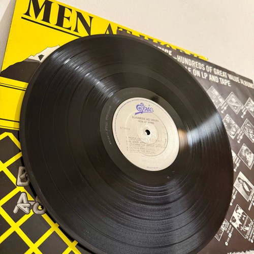 Men At Work Business As Usual LP vinyl record like new