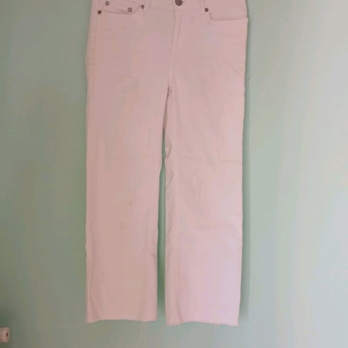 Twist & Tango cropped jean new, size 28, white