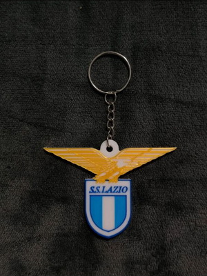 S.S. Lazio Keychain Handmade 3D Print