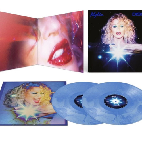 Kylie Minogue Disco Deluxe Blue Marbled 2xLP Vinyl new, Spotify exclusive