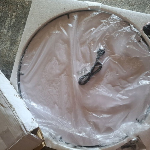 Eurolamp στρογγυλός καθρέφτης μπάνιου led αφής 60x60 καινούργιος