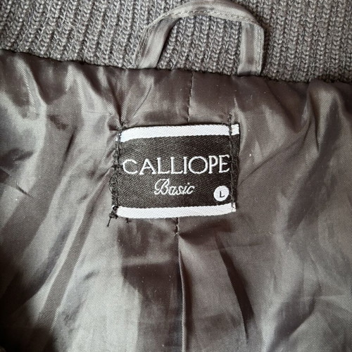 Calliope women's coat size L like new, grey melange