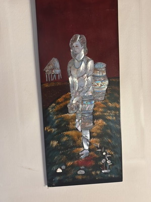 Traditional Vietnamese Wall Art like new