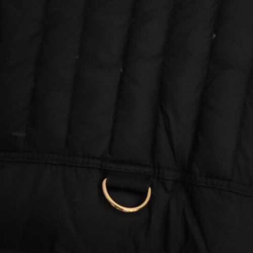 Zara puffy quilted jacket with down used, size L, dark blue