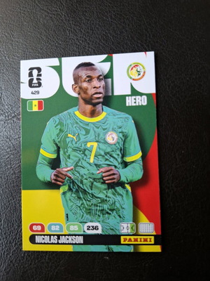Картичка Panini World Cup 2026 Nicolas Jackson нова