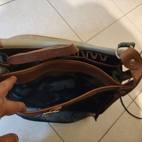 Aetos leather crossbody hunting bag like new, camouflage