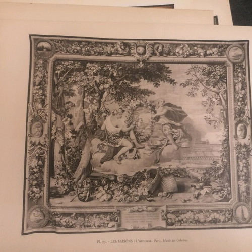 La Tapisserie Francaise book used, 103 illustrations with Greek themes