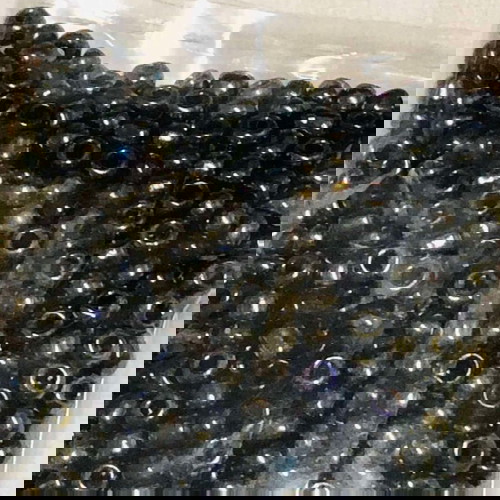 Γυάλινες χάντρες LUMINGZANG No 38 καινούργιο, 1000 τεμ., 1 mm