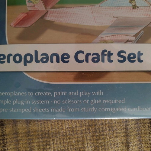 Aeroplane craft set new, educational, 4 pieces