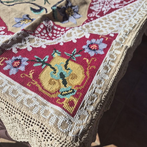 Collectible Handmade Embroidery Hologemisto 95×90 cm