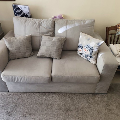 Three-seater and two-seater sofa set used