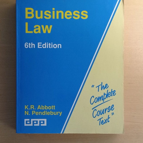 Business law 6th edition used, English
