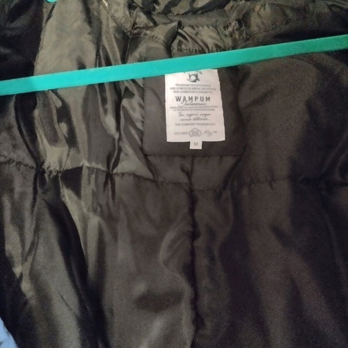 Wampum men's black jacket size M like new