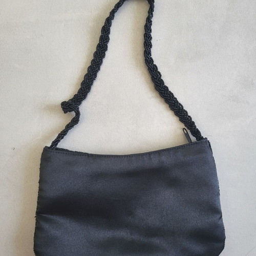 Evening shoulder bag new, black 17x11cm