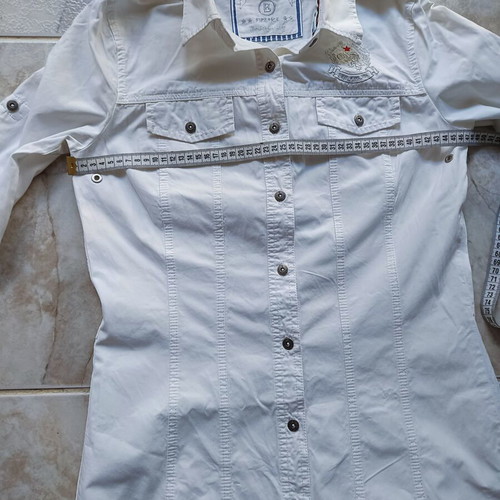 Bogner Fire + Ice white shirt dress like new, size S