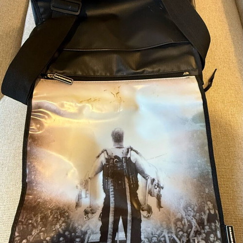 Rammstein shoulder bag like new, black